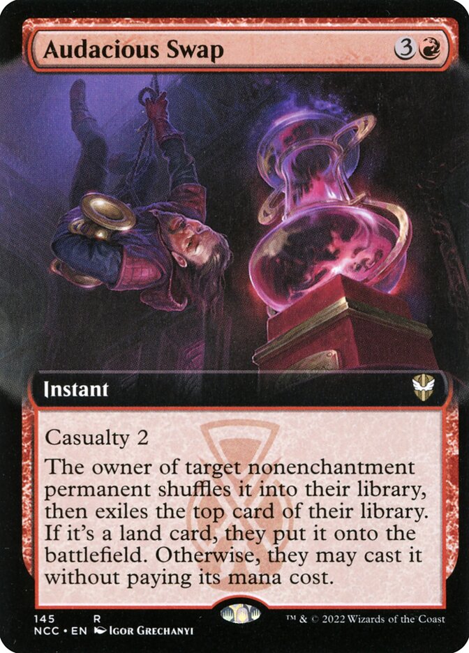 Audacious Swap - [Extended Art] New Capenna Commander (NCC)