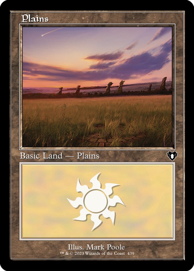 Plains (439) - [Foil] Commander Masters (CMM)