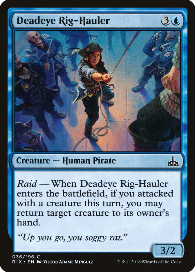 Deadeye Rig-Hauler - [Foil] Rivals of Ixalan (RIX)