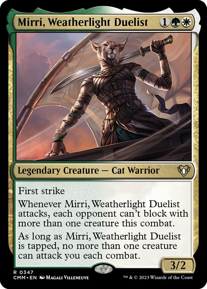 Mirri, Weatherlight Duelist - [Foil] Commander Masters (CMM)