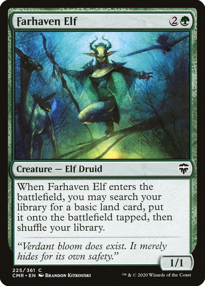 Farhaven Elf - [Foil] Commander Legends (CMR)