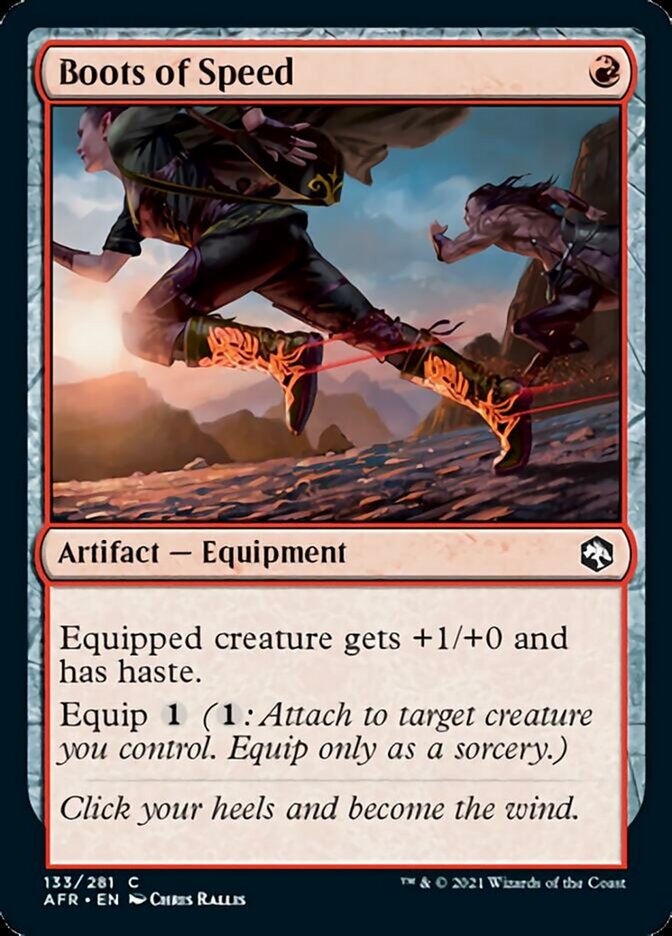 Boots of Speed - [Foil] Adventures in the Forgotten Realms (AFR)