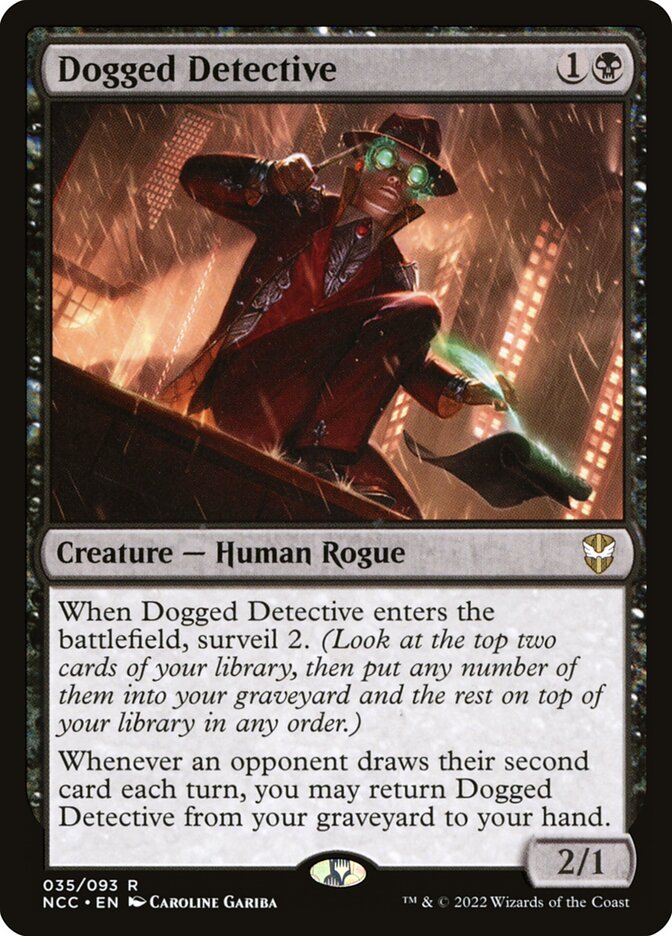 Dogged Detective - [Foil] New Capenna Commander (NCC)