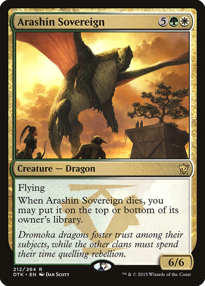 Arashin Sovereign - [Foil] Dragons of Tarkir (DTK)