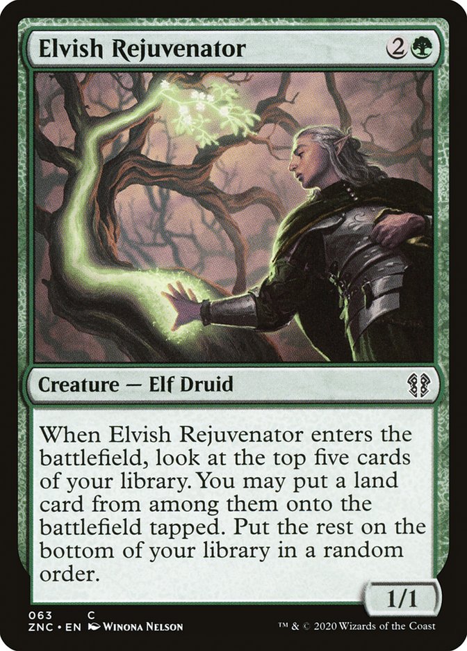 Elvish Rejuvenator - [Foil] Zendikar Rising Commander (ZNC)