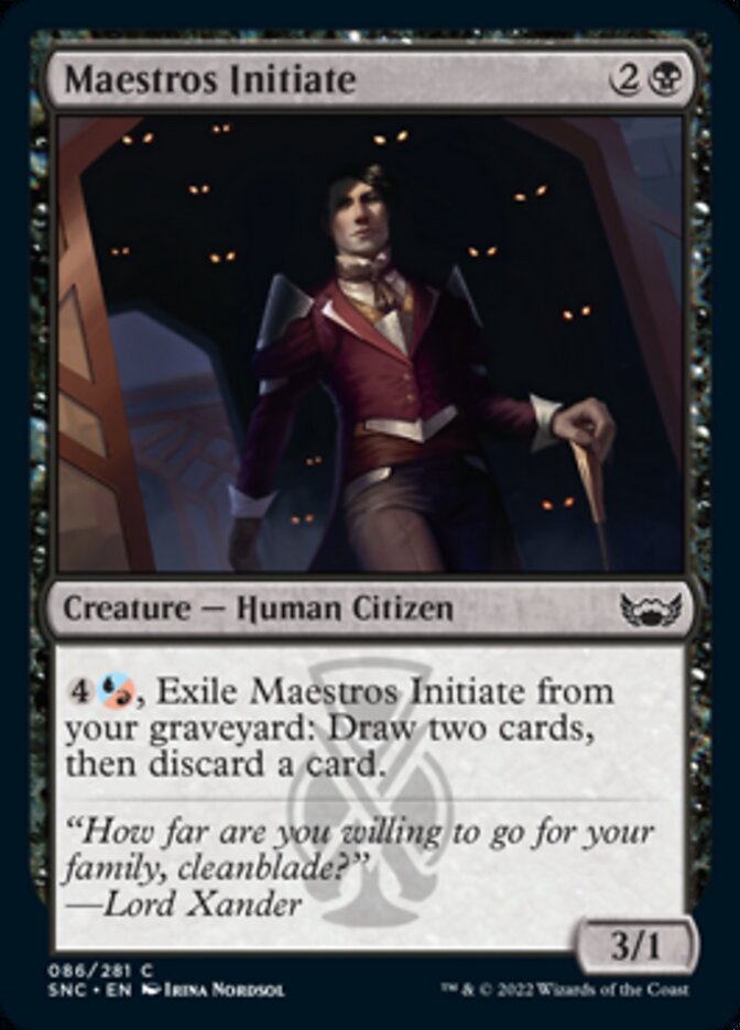 Maestros Initiate - [Foil] Streets of New Capenna (SNC)