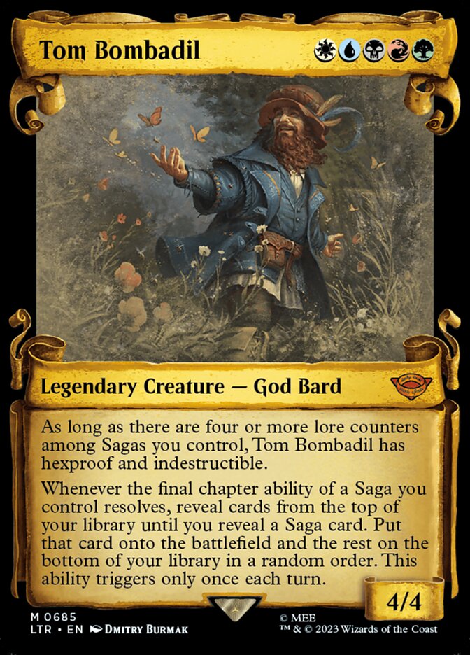 Tom Bombadil - [Foil, Showcase Scroll] The Lord of the Rings: Tales of Middle-earth (LTR)