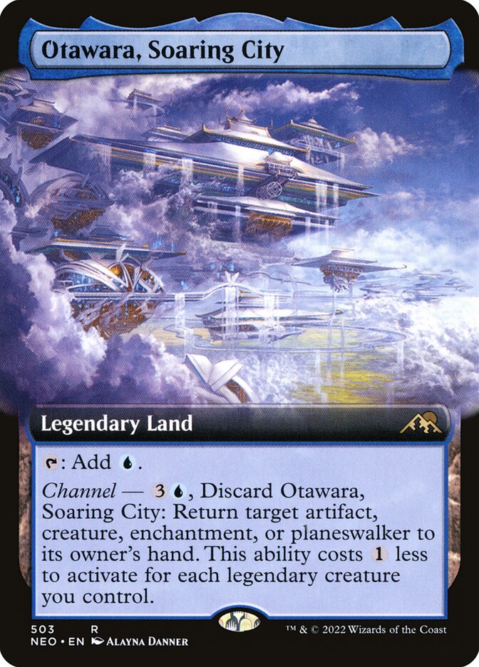 Otawara, Soaring City - [Extended Art] Kamigawa: Neon Dynasty (NEO)