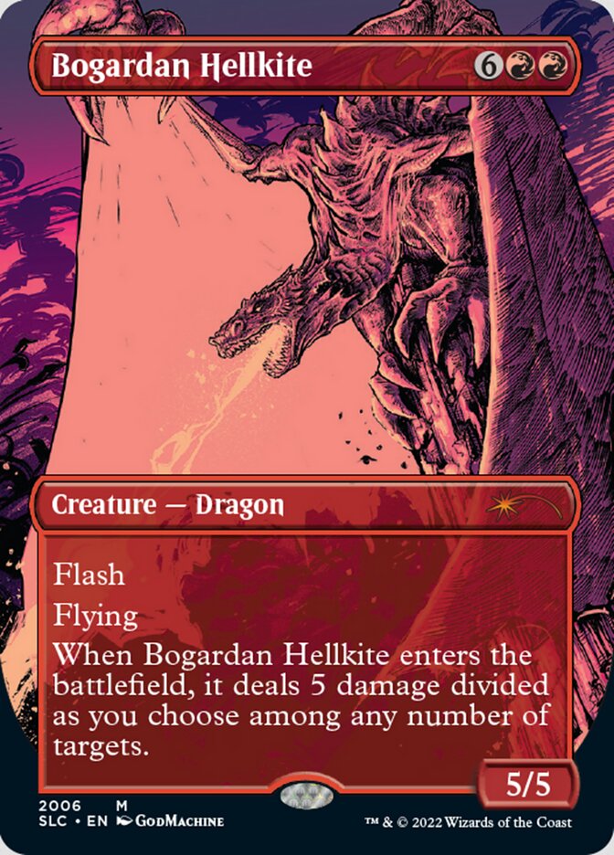 Bogardan Hellkite - [Borderless] Secret Lair 30th Anniversary Countdown Kit (SLC)