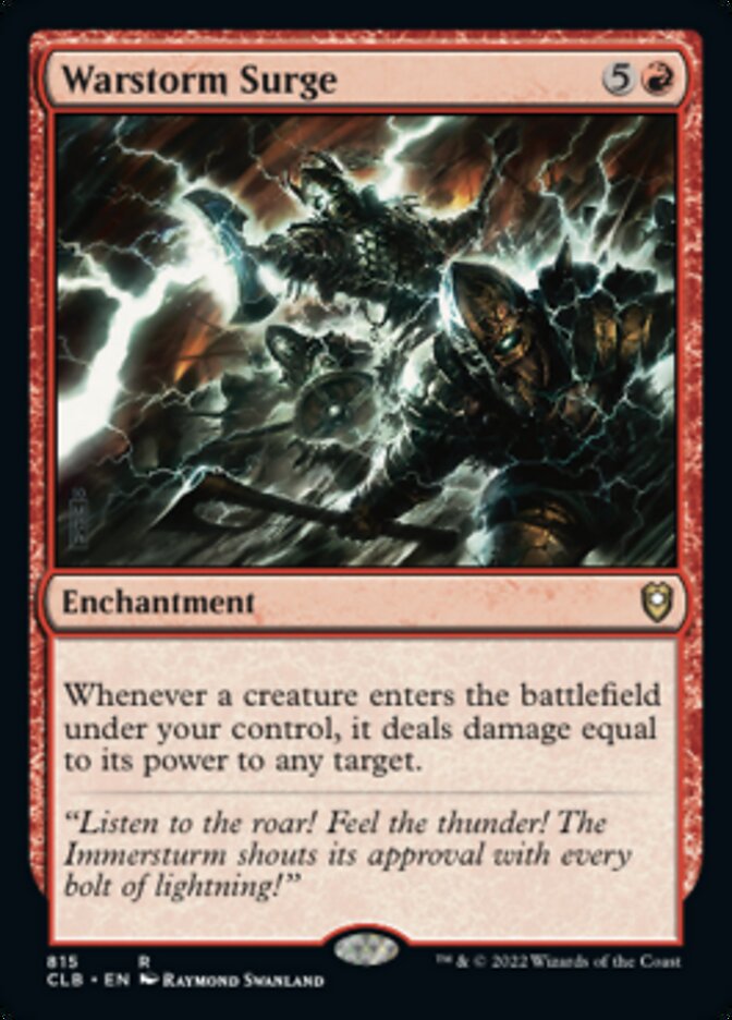 Warstorm Surge - Commander Legends: Battle for Baldur's Gate (CLB)
