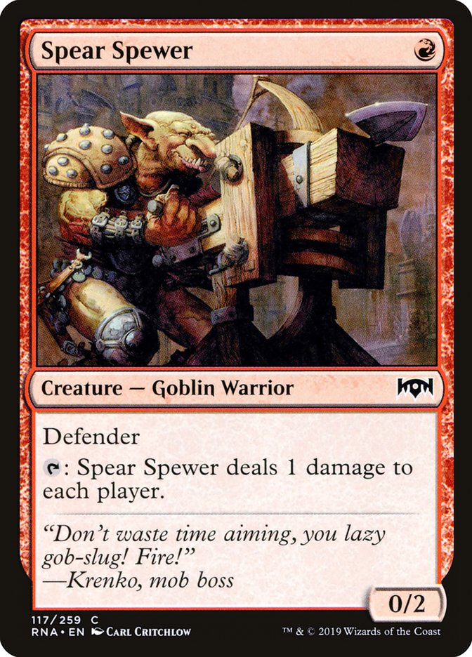 Spear Spewer - Ravnica Allegiance (RNA)