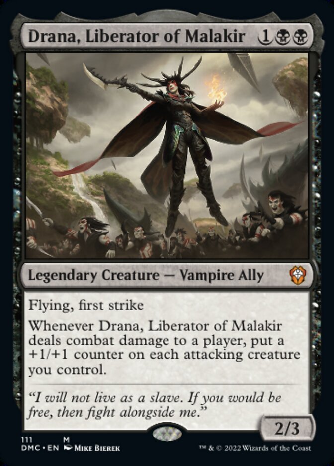 Drana, Liberator of Malakir - Dominaria United Commander (DMC)