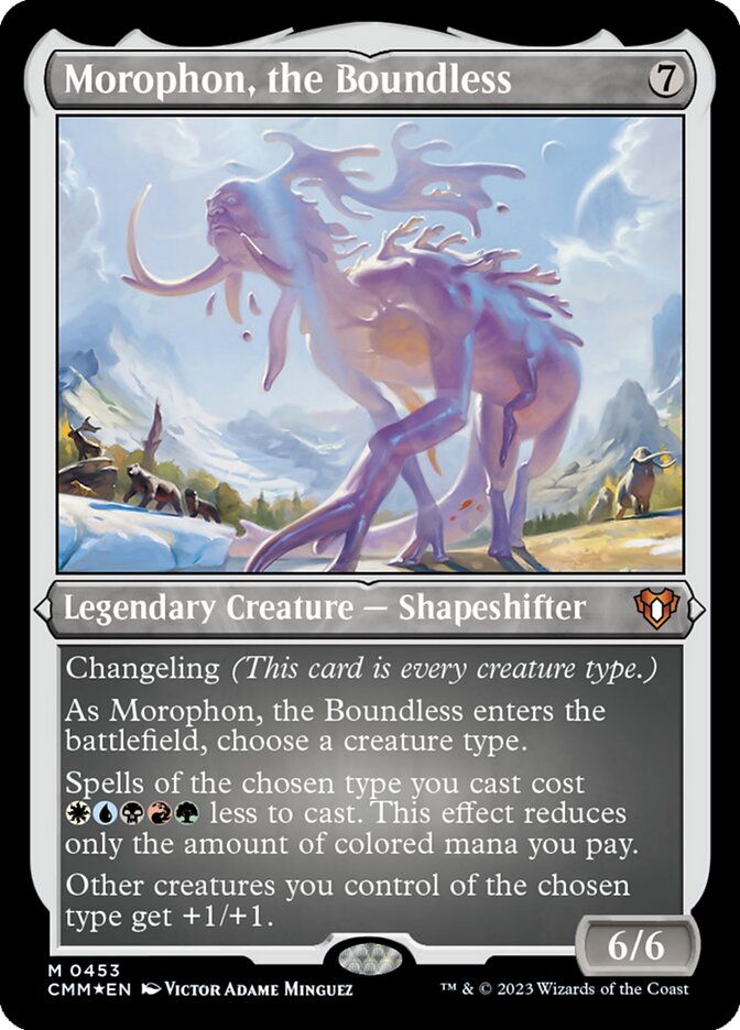 Morophon, the Boundless - [Etched Foil] Commander Masters (CMM)