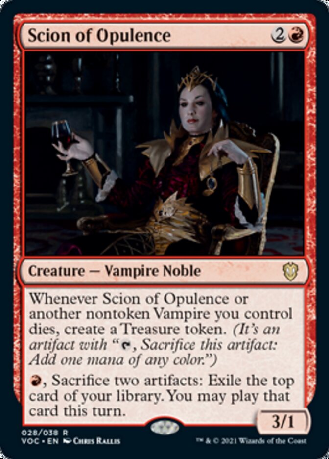 Scion of Opulence - [Foil] Crimson Vow Commander (VOC)