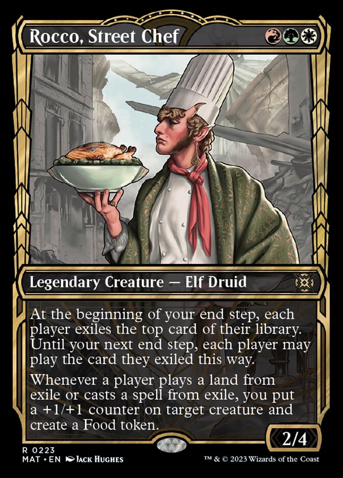 Rocco, Street Chef - [Halo Foil, Showcase] March of the Machine: The Aftermath (MAT)