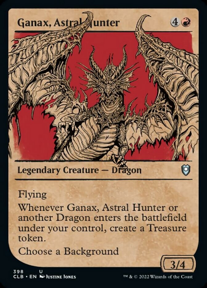 Ganax, Astral Hunter - [Foil, Showcase] Commander Legends: Battle for Baldur's Gate (CLB)