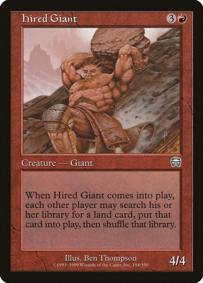Hired Giant - [Foil] Mercadian Masques (MMQ)