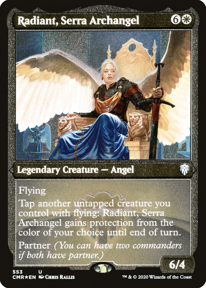 Radiant, Serra Archangel - [Etched Foil] Commander Legends (CMR)