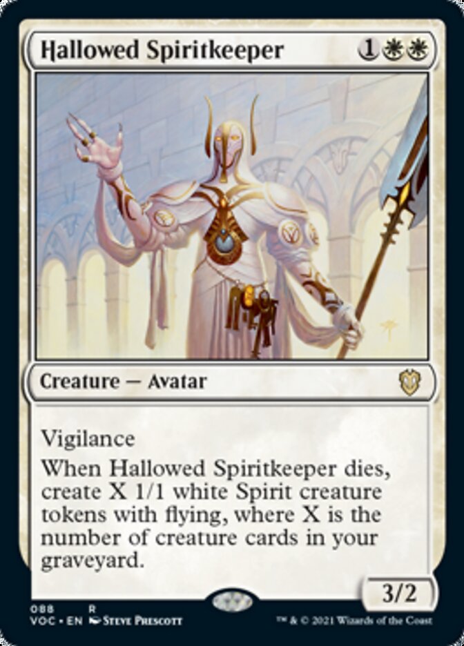 Hallowed Spiritkeeper - Crimson Vow Commander (VOC)