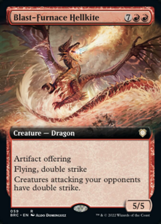 Blast-Furnace Hellkite - [Foil, Extended Art] The Brothers' War Commander (BRC)