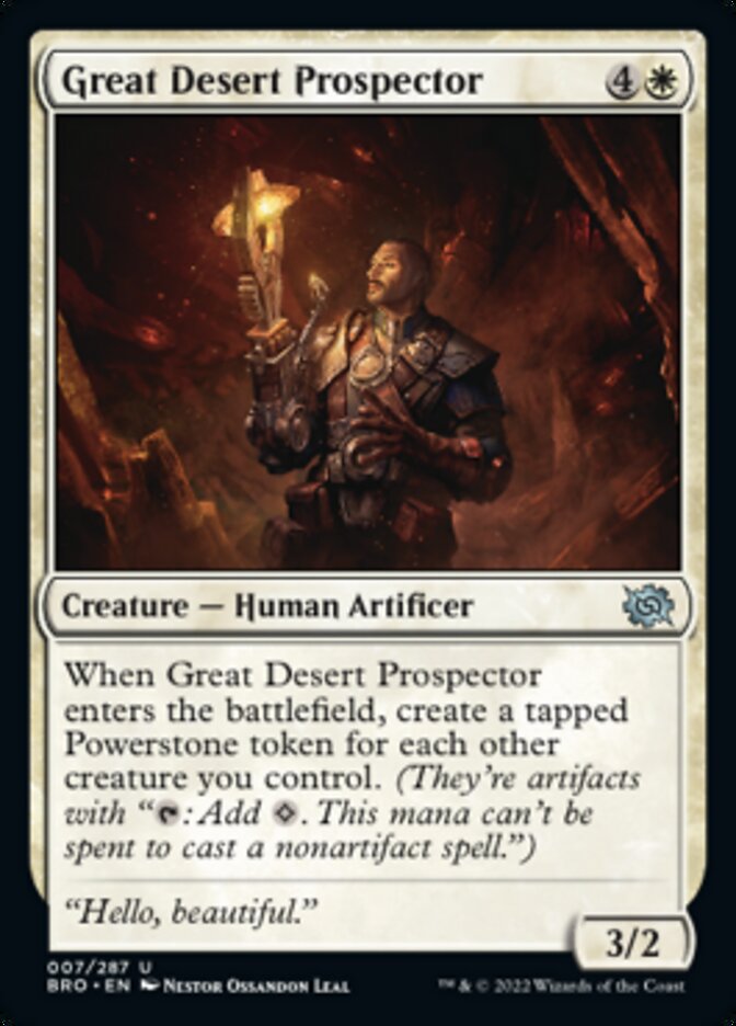 Great Desert Prospector - [Foil] The Brothers' War (BRO)