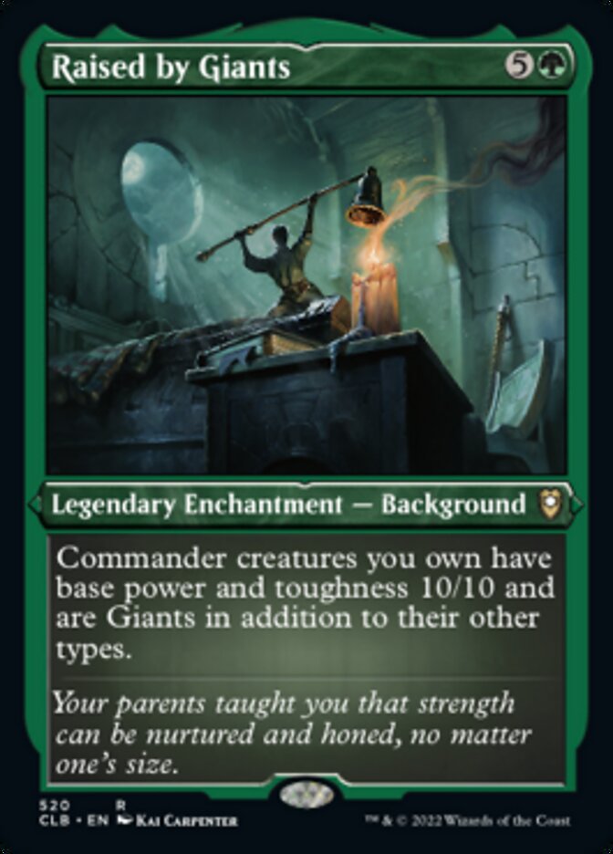 Raised by Giants - [Etched Foil] Commander Legends: Battle for Baldur's Gate (CLB)