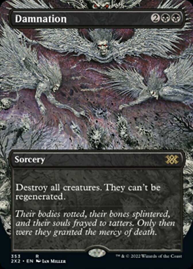 Damnation - [Foil, Borderless] Double Masters 2022 (2X2)