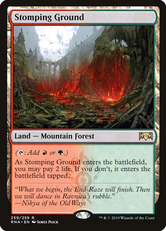 Stomping Ground - [Foil] Ravnica Allegiance (RNA)