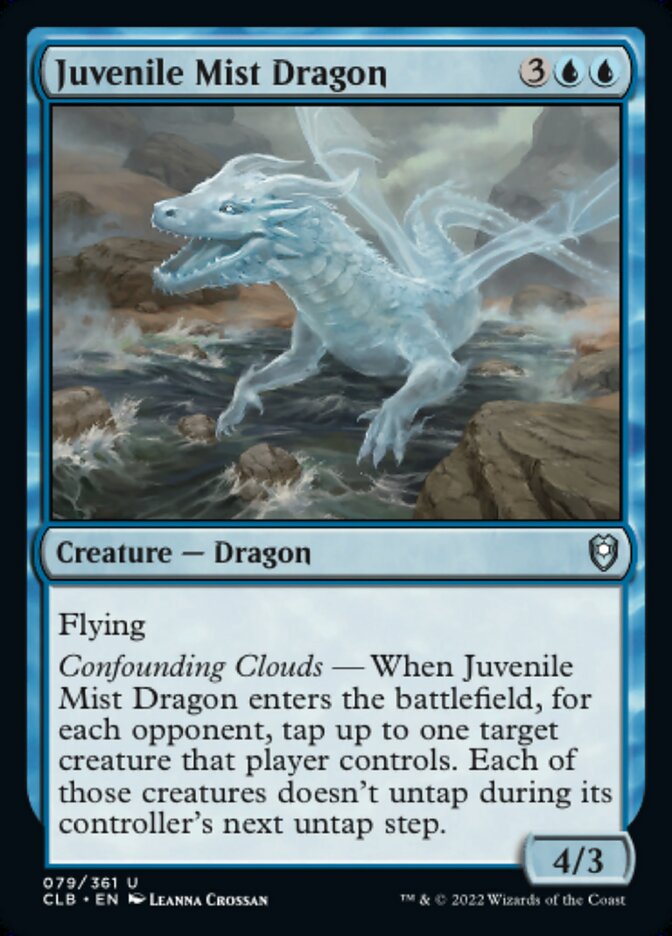 Juvenile Mist Dragon - [Foil] Commander Legends: Battle for Baldur's Gate (CLB)