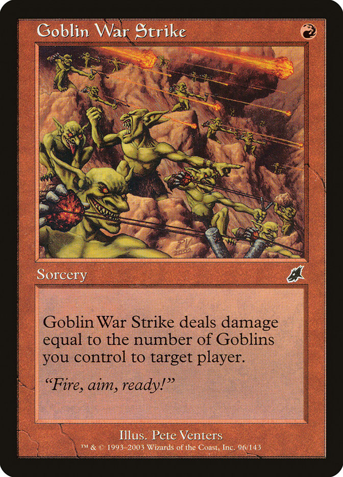 Goblin War Strike - [Foil] Scourge (SCG)