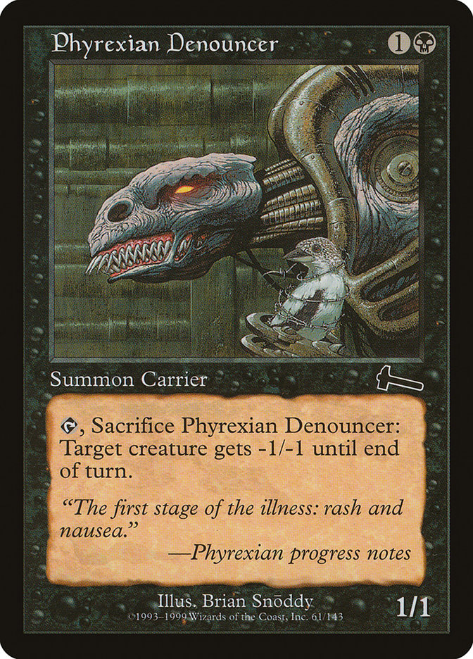 Phyrexian Denouncer - [Foil] Urza's Legacy (ULG)
