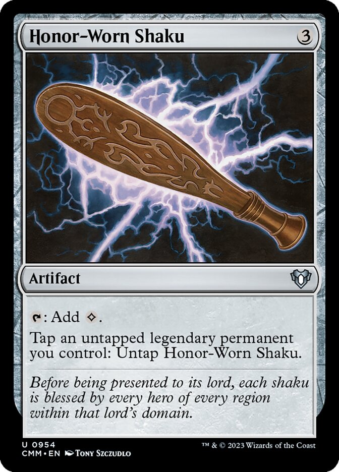 Honor-Worn Shaku - [Foil] Commander Masters (CMM)