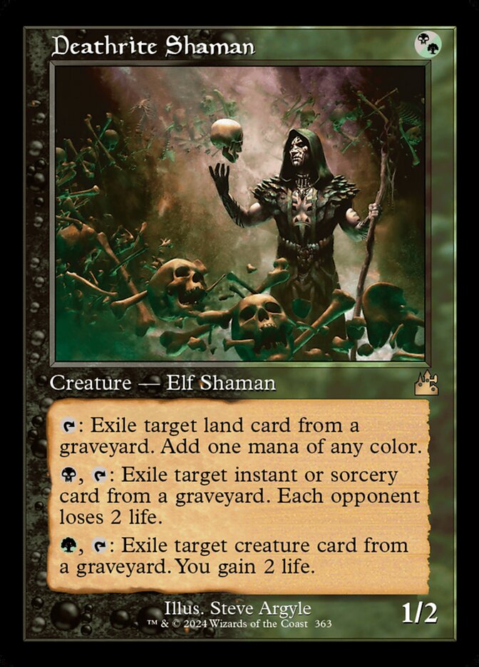 Deathrite Shaman - [Retro Frame] Ravnica Remastered (RVR)