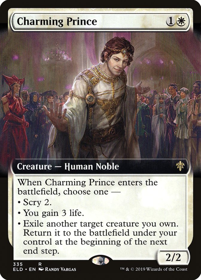 Charming Prince - [Foil, Extended Art] Throne of Eldraine (ELD)