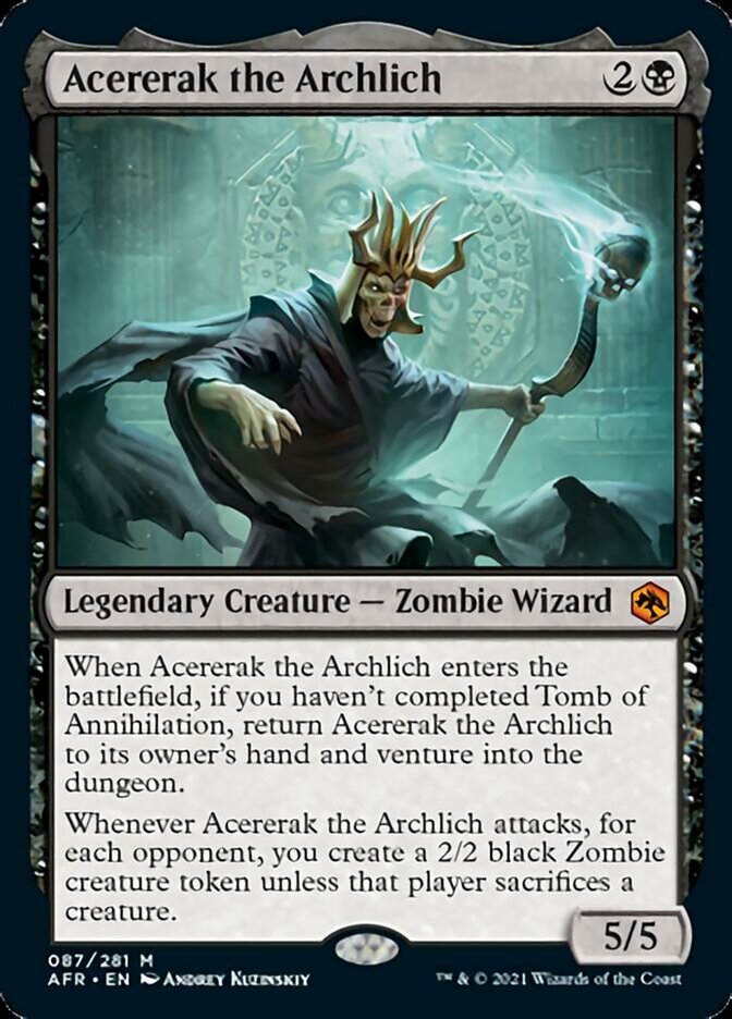 Acererak the Archlich - [Foil] Adventures in the Forgotten Realms (AFR)