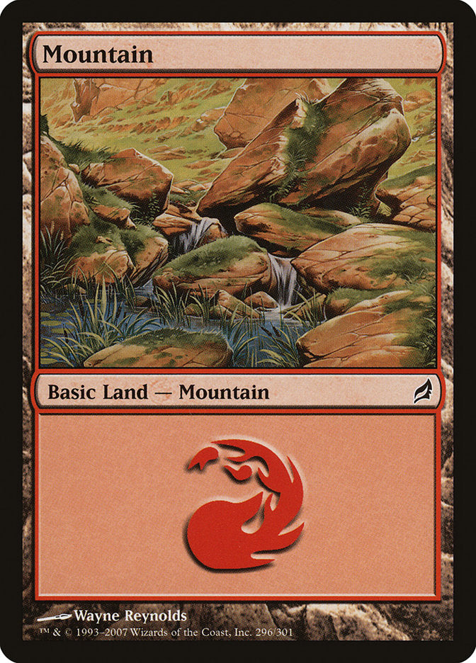 Mountain (296) - [Foil] Lorwyn (LRW)