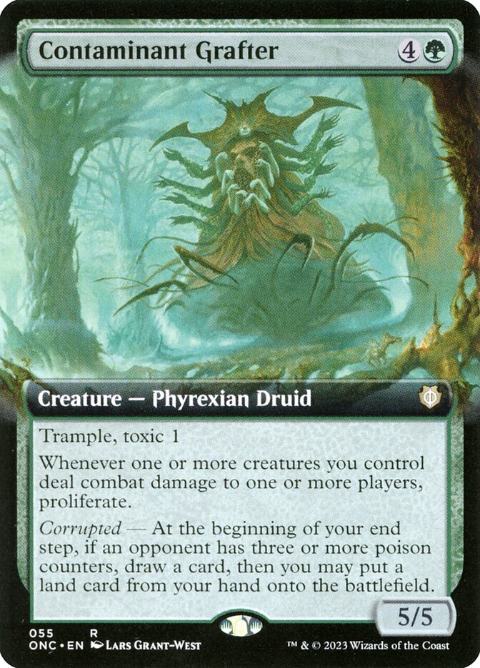 Contaminant Grafter - [Foil, Extended Art] Phyrexia: All Will Be One Commander (ONC)
