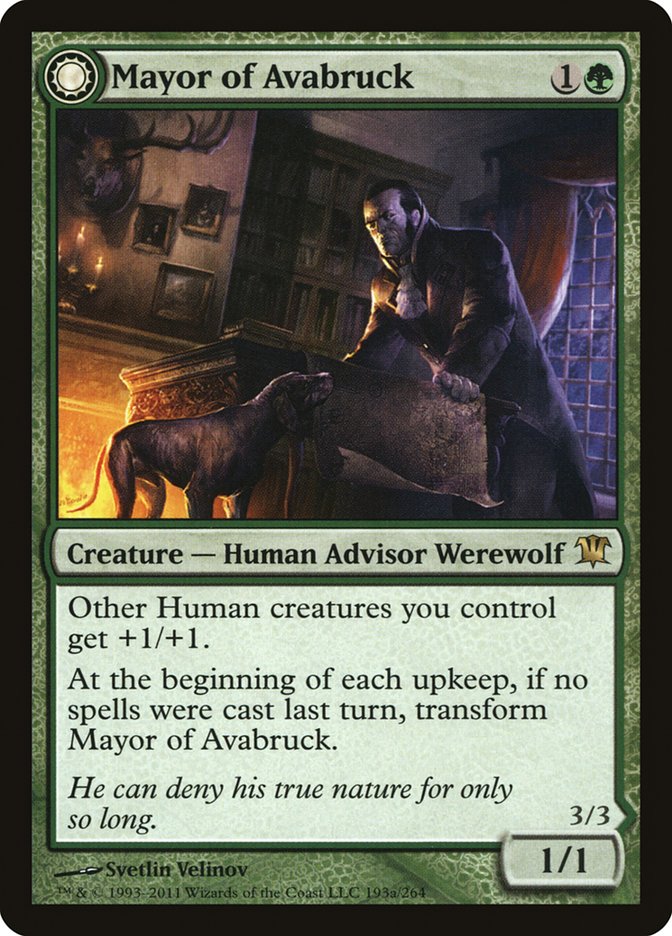 Mayor of Avabruck // Howlpack Alpha - [Foil] Innistrad (ISD)