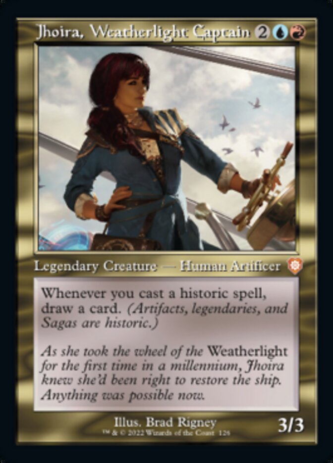 Jhoira, Weatherlight Captain - The Brothers' War Commander (BRC)