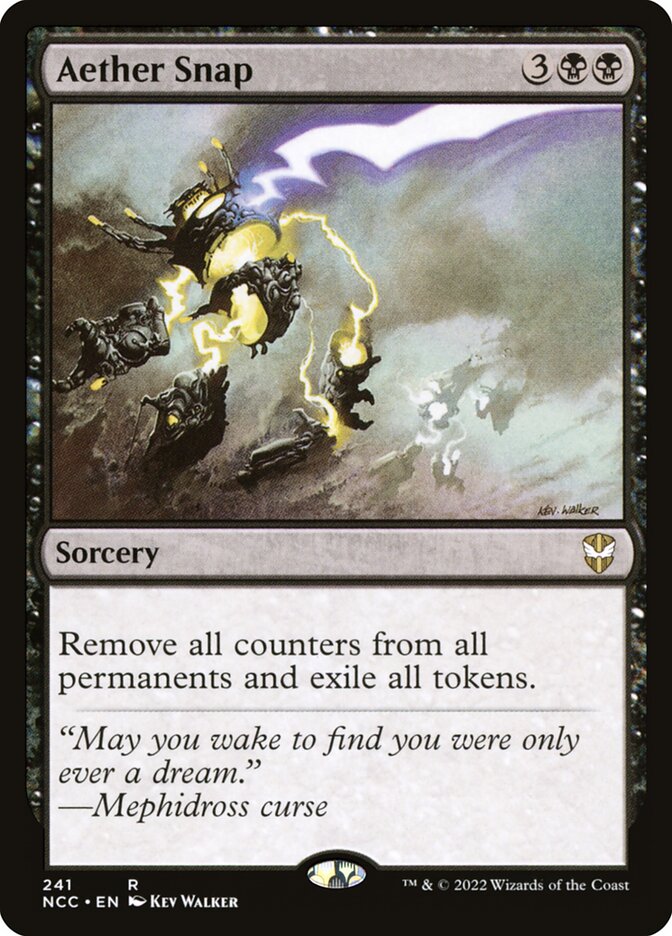 Aether Snap - [Foil] New Capenna Commander (NCC)