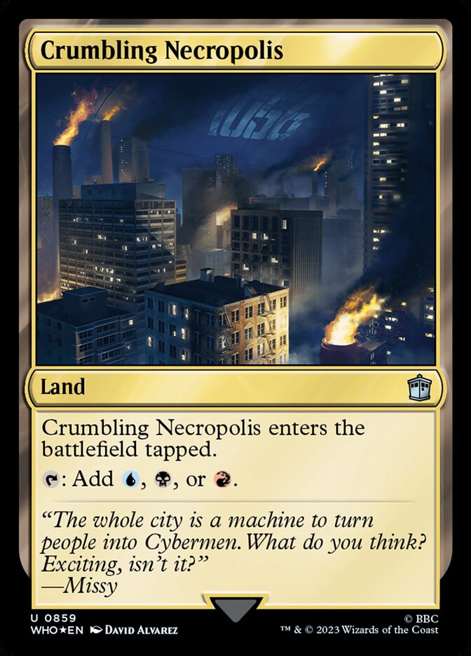 Crumbling Necropolis - [Surge Foil] Doctor Who (WHO)