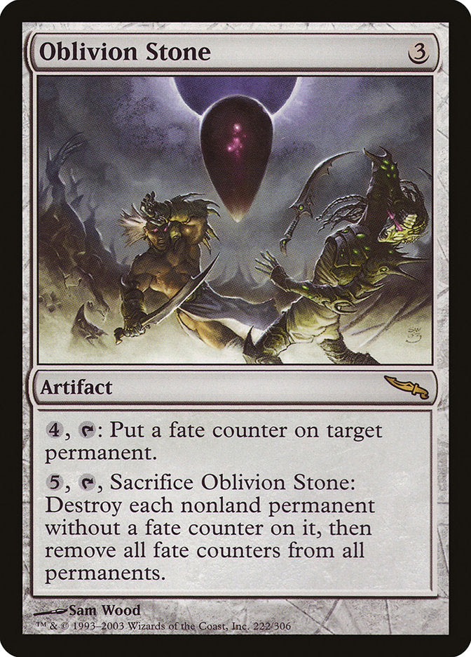 Oblivion Stone - [Foil] Mirrodin (MRD)