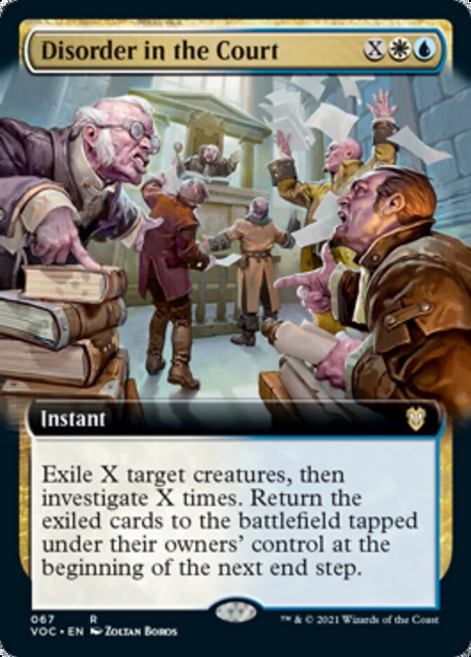 Disorder in the Court - [Extended Art] Crimson Vow Commander (VOC)