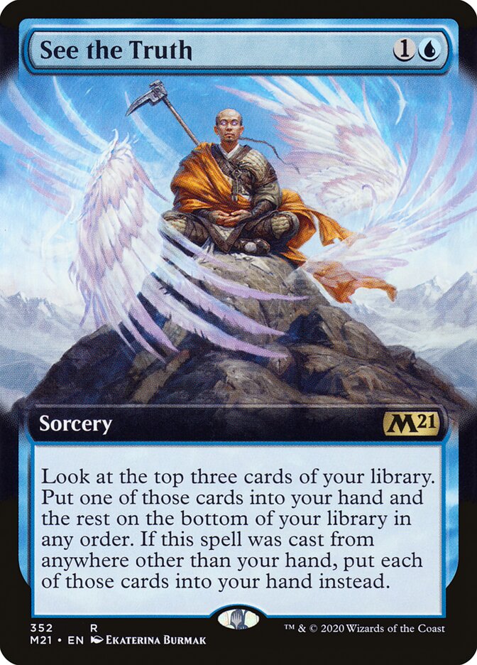 See the Truth - [Foil, Extended Art] Core Set 2021 (M21)