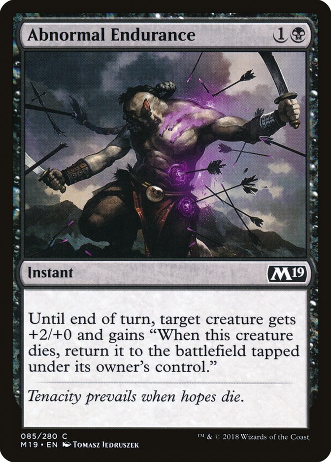 Abnormal Endurance - [Foil] Core Set 2019 (M19)