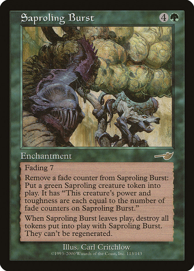 Saproling Burst - [Foil] Nemesis (NEM)