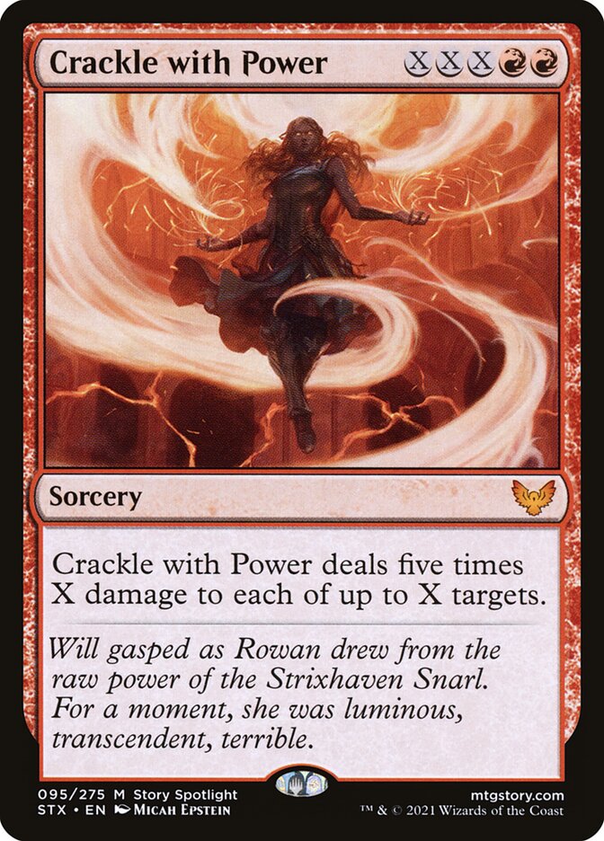 Crackle with Power - [Foil] Strixhaven: School of Mages (STX)
