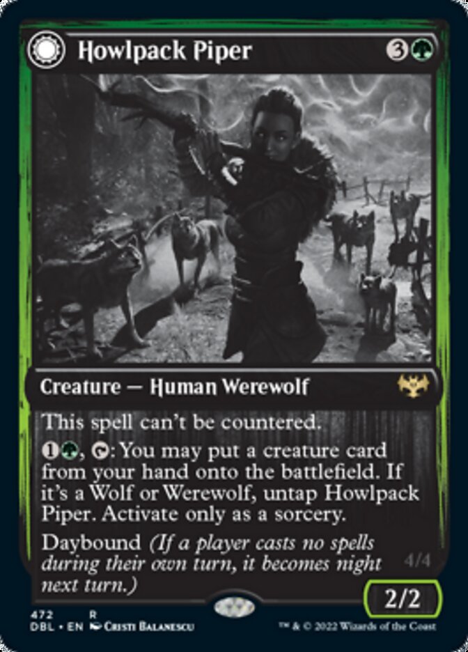 Howlpack Piper // Wildsong Howler - Innistrad: Double Feature (DBL)