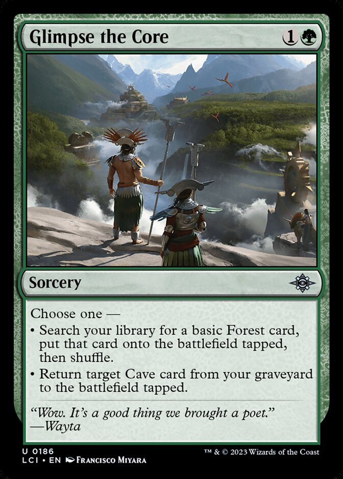 Glimpse the Core - [Foil] The Lost Caverns of Ixalan (LCI)