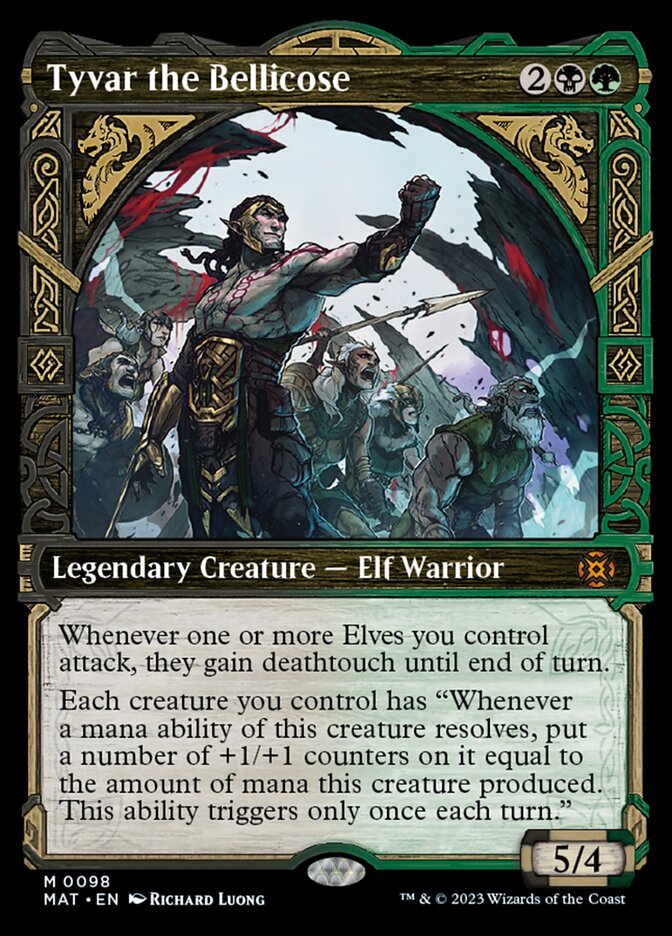 Tyvar the Bellicose - [Foil, Showcase] March of the Machine: The Aftermath (MAT)